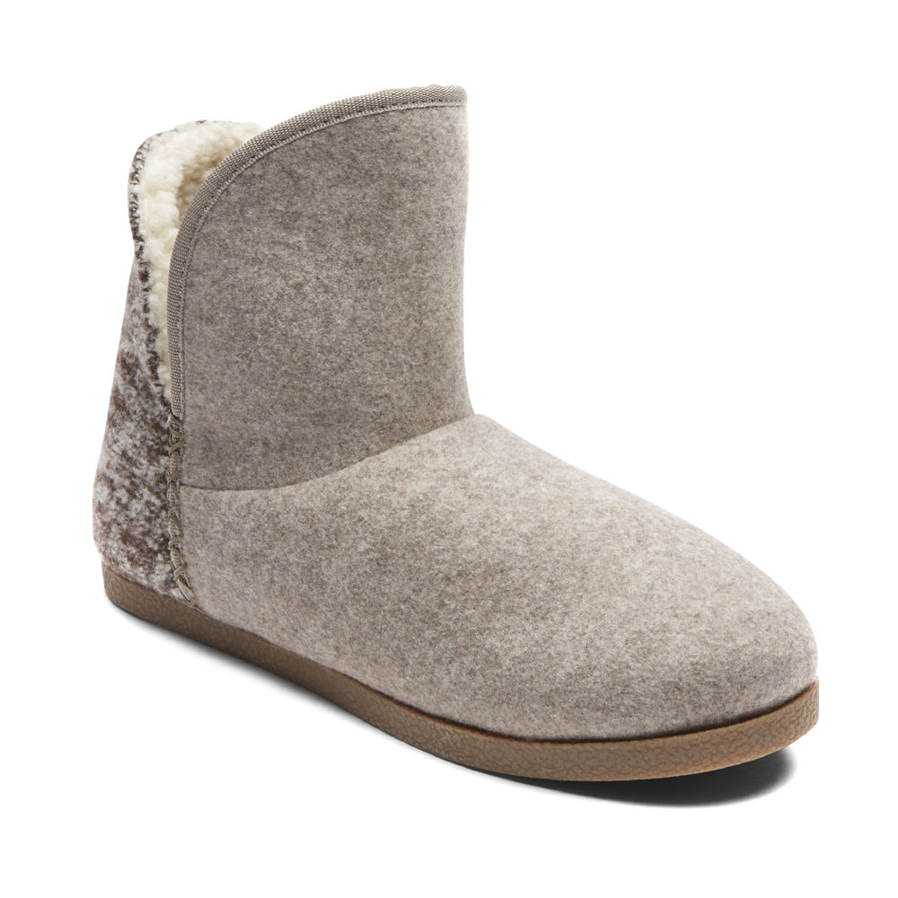 Rockport Støvler Dame Grå - Trutech Veda Slipper - KIBQ50617